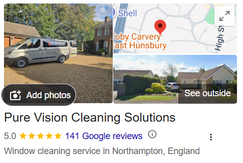 Pure Vision Cleaning Solutions Google Business Profile