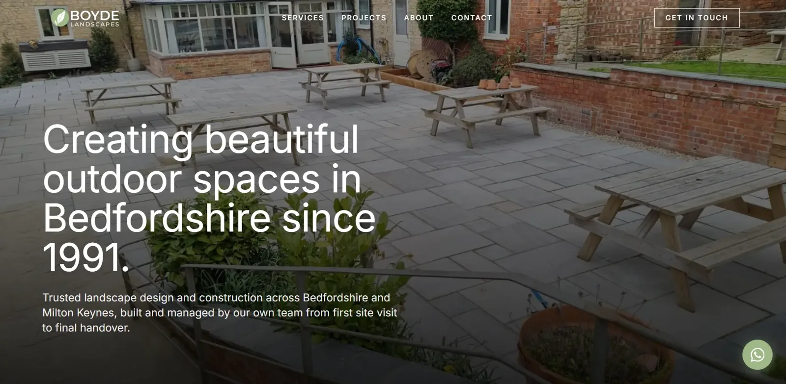 Boyde Landscapes website
